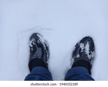 Boy Has Galoshes On His Feet Stock Photo 1940332189 | Shutterstock