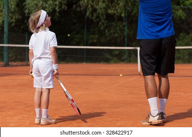 Boy And His Tennis Coach