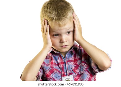 Boy Holding His Hands Behind His Stock Photo 469831985 | Shutterstock