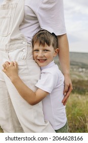 The Boy Hugs His Own Aunt