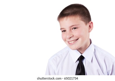 Boy Isolated On White Background Stock Photo 65021734 | Shutterstock