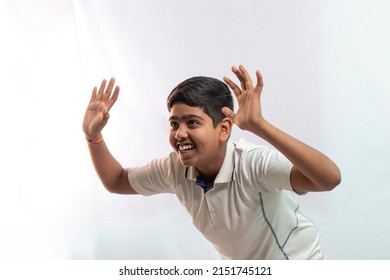 A boy leg before wicket appeal for umpire During a Cricket Game