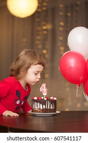 Boy With Long Hair Has His 4th Birthday