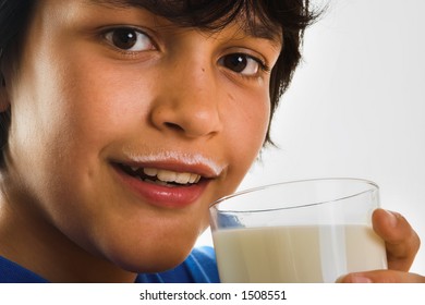 Boy With A Milk Mustache