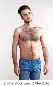 Boy Naked Hairy Chest Stock Photo Shutterstock