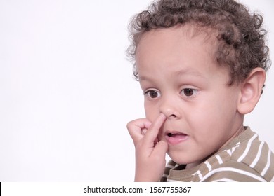 Boy Picking His Nose Having Fun Stock Photo 1567755367 | Shutterstock