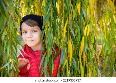 Un niño está jugando