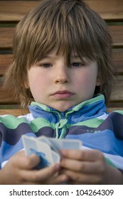 Boy Playing Cards Stock Photo 104264309 | Shutterstock