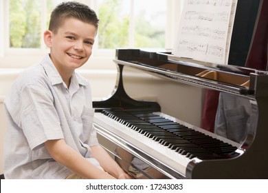 Boy Playing Piano