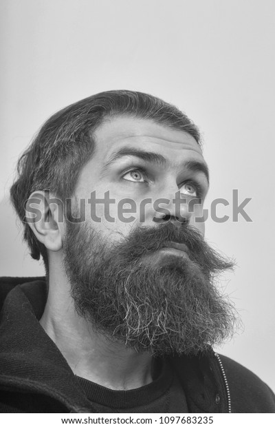 Boy Powered Issues Face Boys Bearded Stock Image Download Now