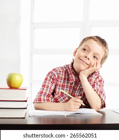 Children Sitting Desk Images Stock Photos Vectors Shutterstock