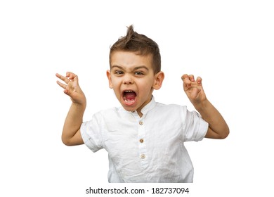 Boy Screaming