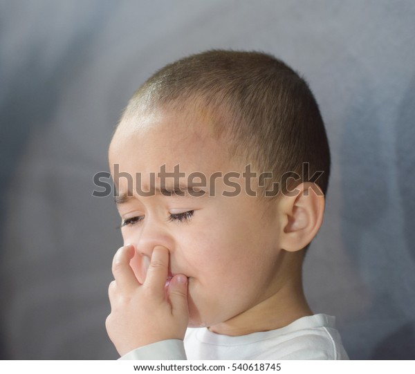 Boy Short Hair On White Shirt Stock Photo Edit Now 540618745