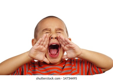 Boy Shouting