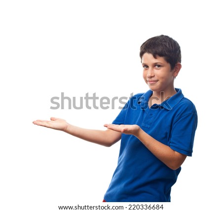 Similar – Image, Stock Photo surprised boy with a blackboard