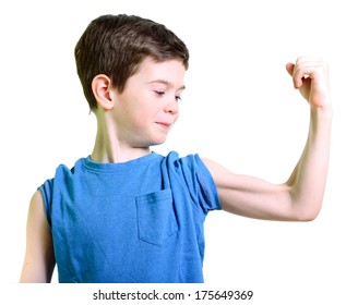 815 Kid showing his muscles Images, Stock Photos & Vectors | Shutterstock