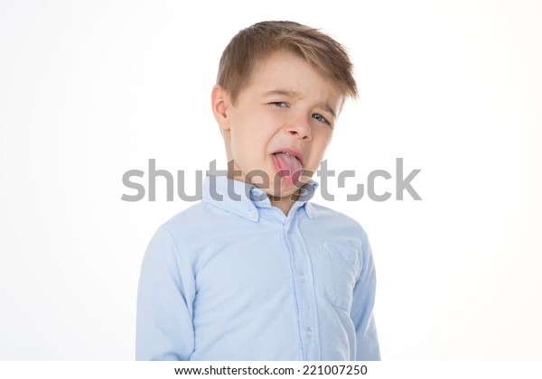 Boy Shows His Tongue Stock Photo 221007250 | Shutterstock