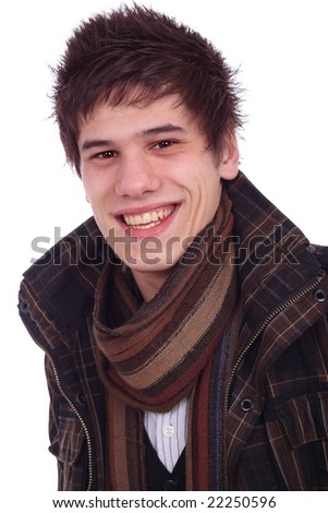 Boy simling