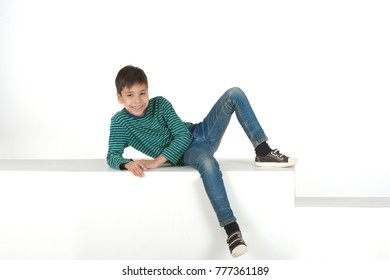 3,593 Smiling boy sitting steps Images, Stock Photos & Vectors ...