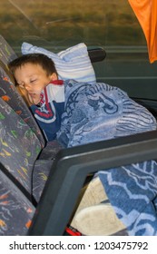 The Boy Sleeps On The Bus