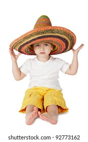 Boy Sombrero Stock Photo (Edit Now) 92773162