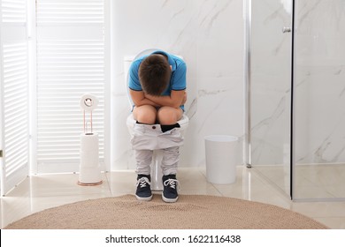 Teen Boy Pooping