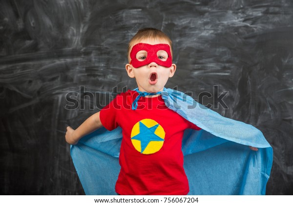 childrens superhero shirt with cape