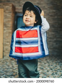 boy with traditional Chilean dress
