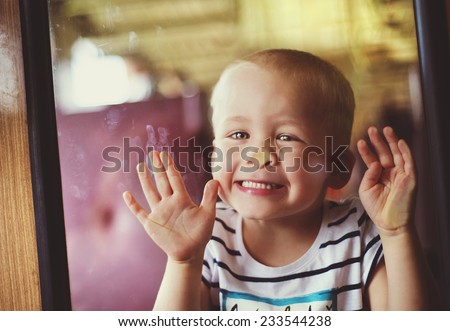 Similar – Image, Stock Photo Face of a glass head in black and white