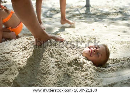 Similar – Image, Stock Photo help not needed Child