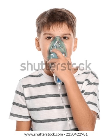 Similar – Image, Stock Photo Cute preteen boy inhales the air of freedom from car window during family road trip and enjoy of pleasant expectation of happy vacation. Joyful child travel with parents