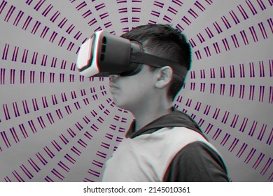 boy using virtual reality simulator headset - Powered by Shutterstock - Get 15% off with code: PIKWIZARD15
