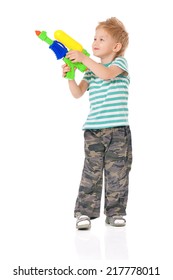 Boy With Water Gun