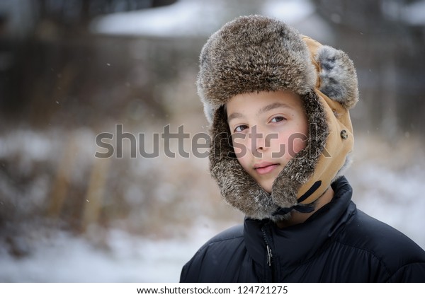 boys winter trapper hat