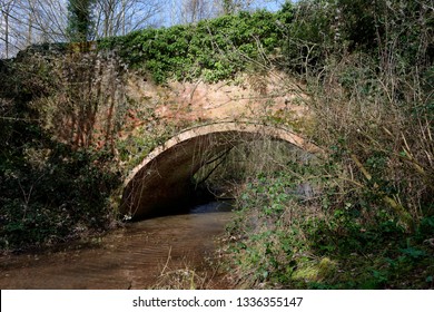 Boyce Court Bridge Over Disused Herefordshire And Gloucestershire Canal South Of Dymock, Gloucestershire, UK