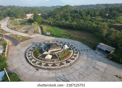 Boyolali Indonesia - July 11, 2022 Aerial View Of Simpang Solidaritas