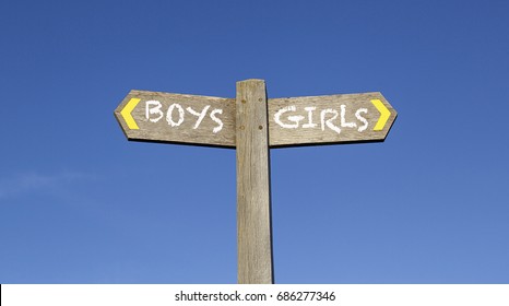 Boys and Girls - Conceptual Signpost