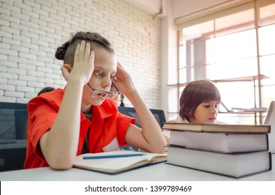 The boys are having a problem with the class.