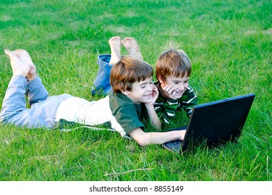 Boys on Computer