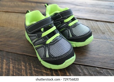 Boys Toddler Athletic Tennis Shoes Isolated Stock Photo 729756820 ...