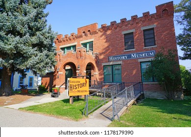 BOZEMAN, MT -7 SEP 2018- View Of Downtown Bozeman, Montana, Home To The Campus Of Montana State University (MSU).