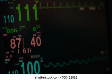 BP Monitor In Hospital,Vital Sign Monitor.