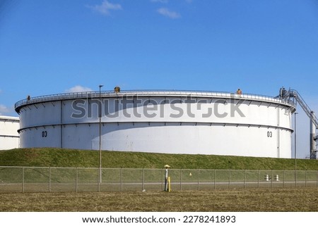 BP refinery in Europoort as part of the port of Rotterdam in the Netherlands