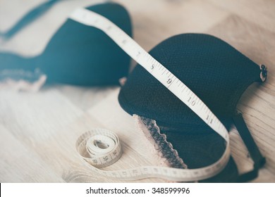 bra with centimeter for measurement
