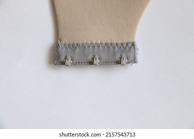 Bra clasp, gray bra, metallic clasps for cloth