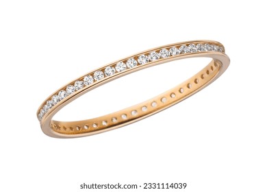 bracelet with Topaz and Diamonds including clipping path - Shutterstock ID 2331114039