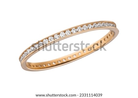 bracelet with Topaz and Diamonds including clipping path