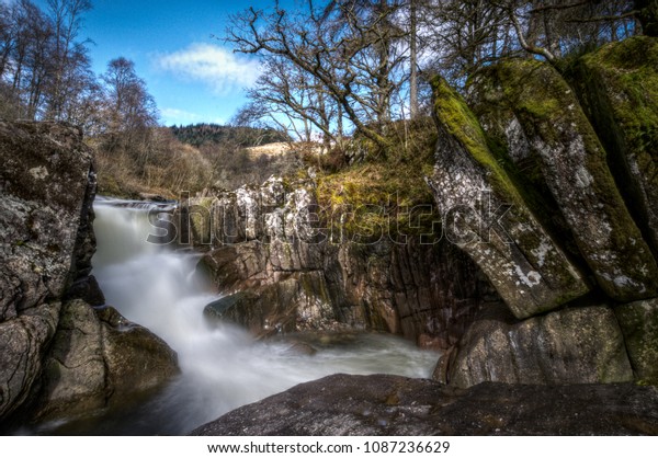 Bracklinn Falls Callander Scotland Royalty Free Stock Image