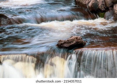 The Bracklinn Falls Are A Series Of Waterfalls North-east Of Callander, Scotland, UK On The Course Of The Keltie Water, Where The River Crosses The Highland Boundary Fault. 