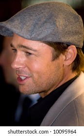 Brad Pitt at the european premiere of 'Beowulf' at the Vue cinema on November 11, 2007, London, England.